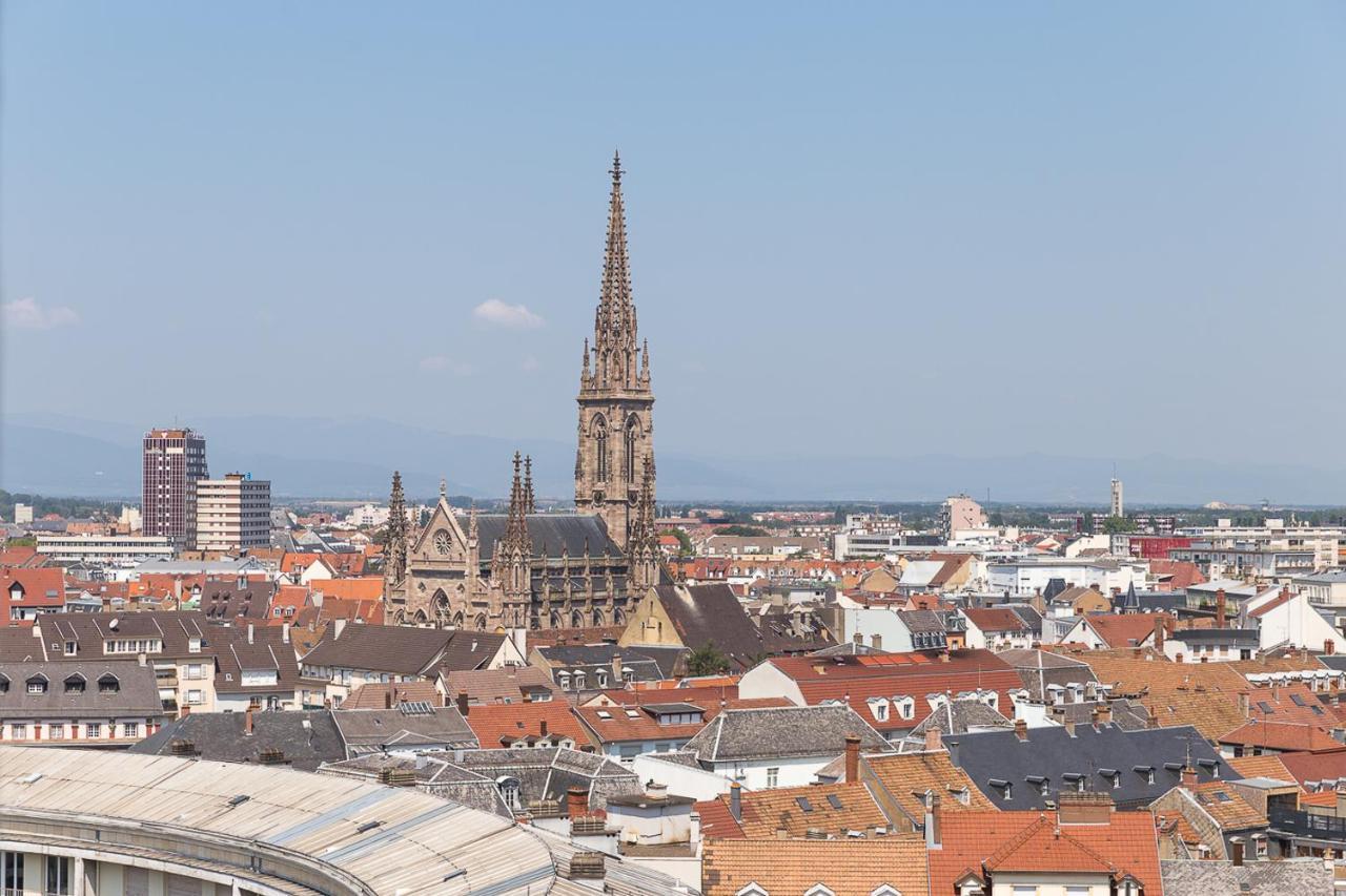 Travel Homes - Le Wilson, Face A La Gare Mulhouse Bagian luar foto